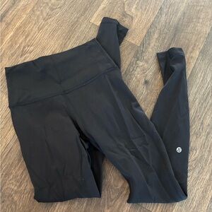 Black lululemon winder under size 4 full length